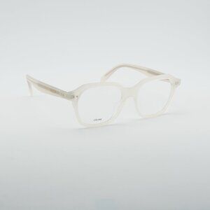 Celine CL50127I 025 Eyeglasses Ivory 52mm Square Frame